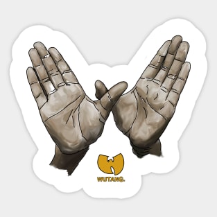 Wu Tang Clan Hand Sign Sticker